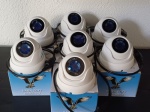 7 x White Dome CCTV Cameras with Night Vision  95